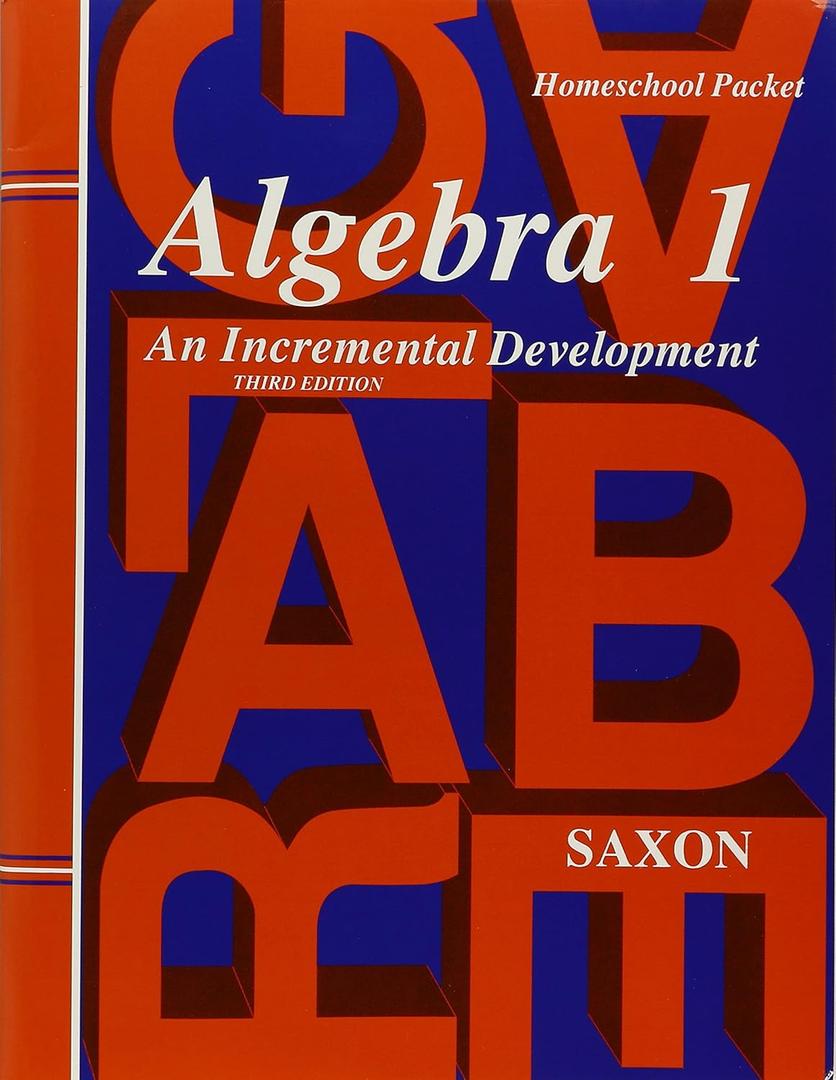 Saxon Algebra 1 Tests and Answer Key Third Edition