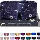 DROWSY Silk Sleep Mask. Face-Hugging, Padded Silk Cocoon for Luxury Sleep in Total Darkness. (Cosmic Energy)