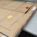 TETOTE Brushed Nickel Bathroom Mirror 48" x 30" Beveled Frame Rectangle Bathroom Vanity Wall Mirror for Over Sink, Tempered Glass, Stronger Frame, Modern Farmhouse Bedroom, Entryway, Living Room