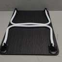 Ruxury Foldable Lap Desk Laptop Stand Bed Desk Table Tray, Breakfast Serving Tray, Portable & Lightweight Mini Table, Lap Tablet Desk for Sofa Couch Floor - Black (Medium)