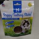 N-Bone Puppy Teething Sticks, Chicken Flavor, Natural Puppy Chew Sticks & Teething Treats, SQF Certified, Made with Rice Flour for Easy Digestion, Calcium Enriched (3.7oz) BBD: 08/12/2027