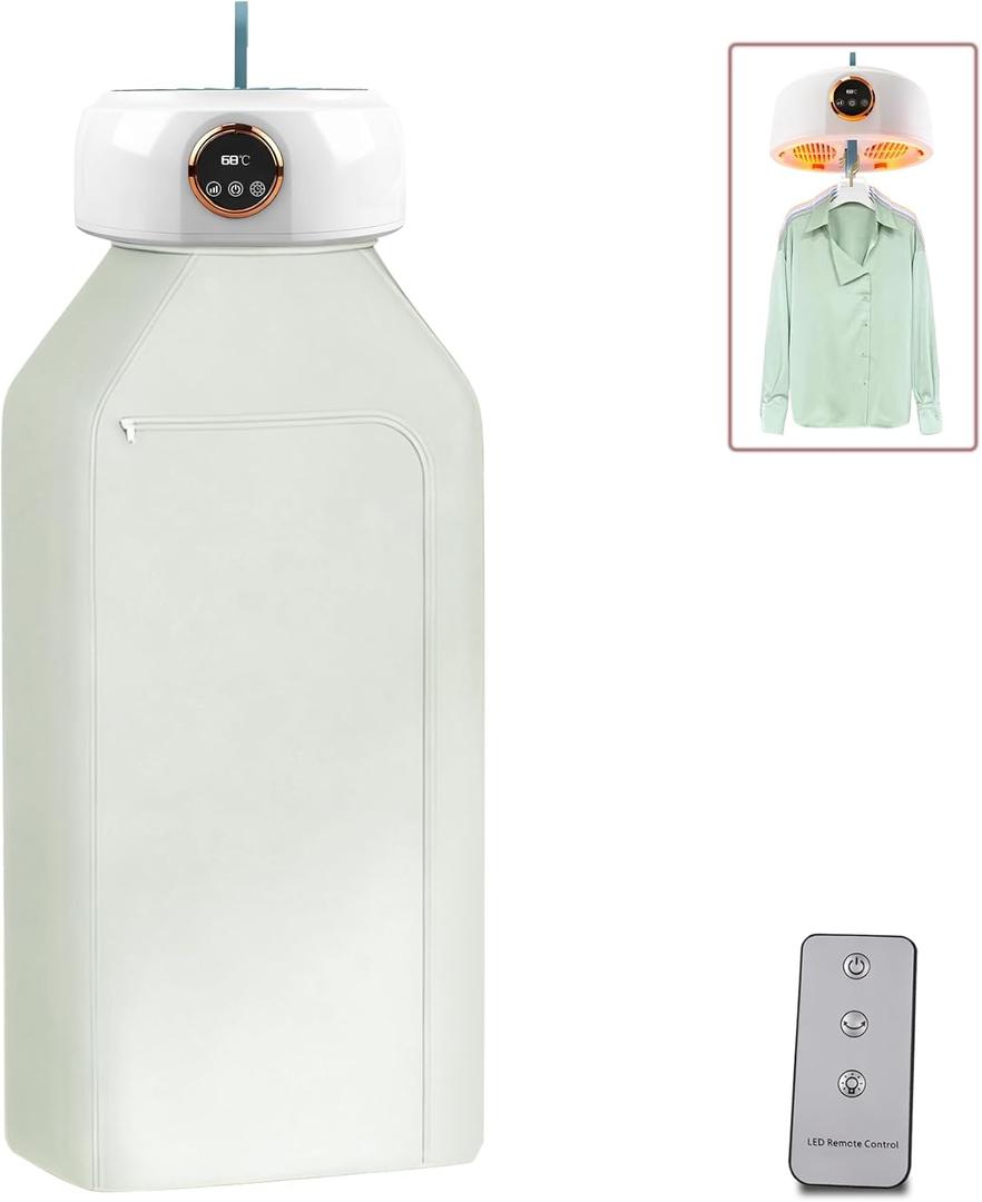 Travel Clothes Dryer, Portable Clothes Dryer for Travel For Business Trips, Travels, RVS, Apartments, etc. folding Dryer Can Be Used Regularly Without Worrying About Rainy And Cloudy Weather.