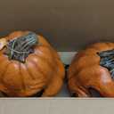 COLLECTIVE HOME - Haunted Talking Pumpkin Pair Halloween Decoration, Motion Activated Sensor with Spooky & Funny Dialogues, Indoor Animated Prop for Home, Party, Haunted House Decor