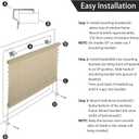 NOVINO RV Blinds for Camper Window,RV Shades Camper Blinds for Travel Trailers,Motorhome Pleated Window Shades-44 W x 38" L