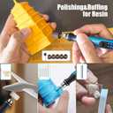 Resin Polishing Tools Kit,Electric Resin Drill Kit,Rotary Pen & Deburring Tool 3D Printing for Keychain Making,Jewelry Art,Resin Duberring, Drilling,Polishing,Engraving,DIY