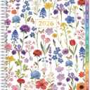 2026 Appointment Book, 30 Minutes-Hourly, Weekly  Monthly Calendar Planner 2026, Jan 2026 - Dec 2026, 8.5'' x 11'', 2026 Daily Planner with Tabs Pocket, Flexible Cover, Great for Office, Home, School (Purple)