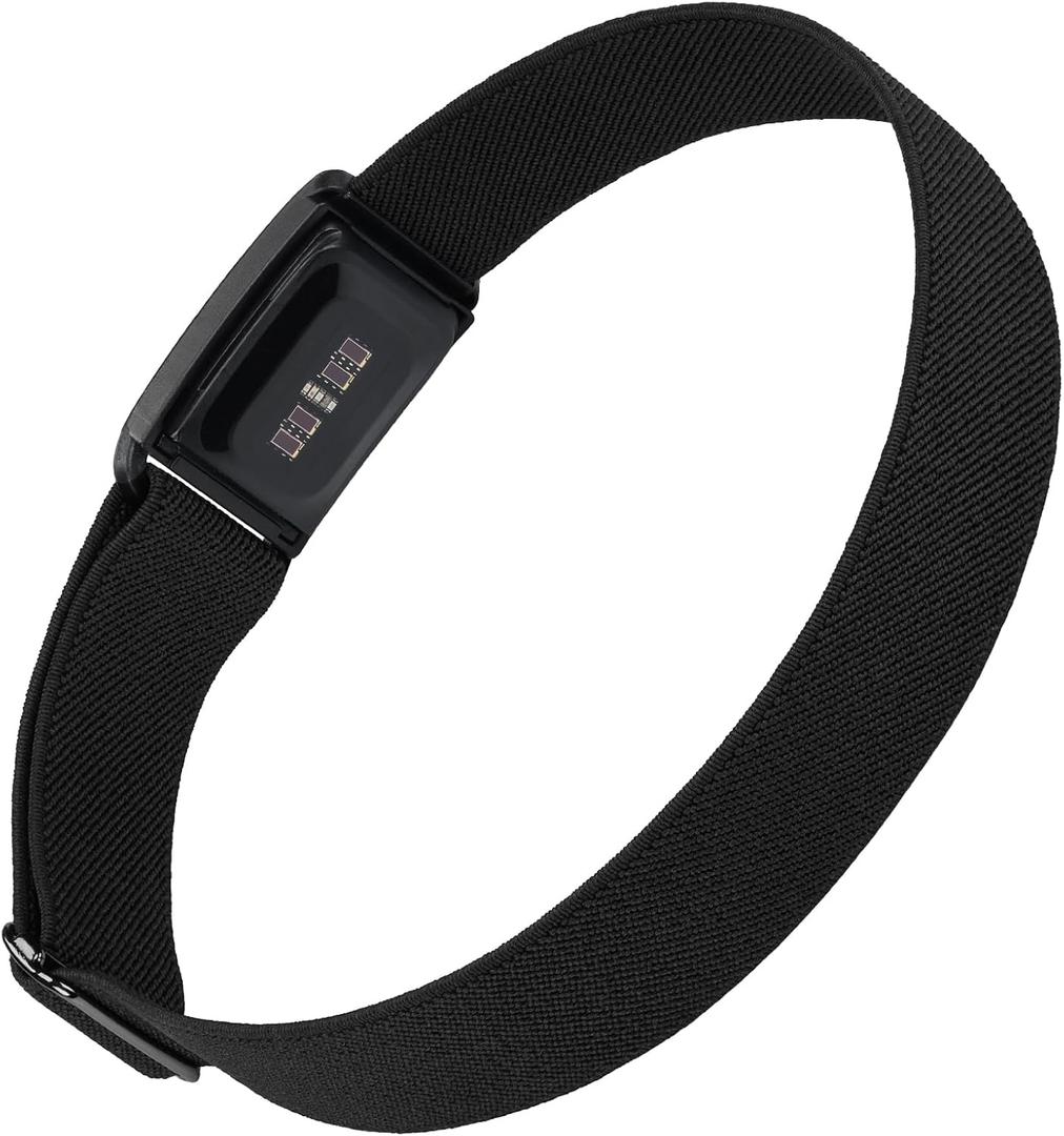 Stretchy Nylon Arm Band, Soft Breathable Elastic Adjustable Bicep Band with Case Compatible with Whoop 5.0