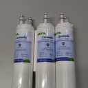 WF3CB Replacement Water Filter, Compatible with Frigidaire WF3CB, Pure Source 3, 706465, 242069601, 242086201, 242017800, WF425, Height 9 inches, Pack of 3