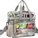J.CARP Clear Bag Heavy Duty Backpack Durable Transparent See Through Bag