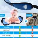 TOPOINT Sleep Headphones, Sleeping Headphones Bluetooth Sleep Mask with Bluetooth Headphones, Aid Sleep Light Blackout Sleeping Eye Mask Headphones for Sleeping Side Sleepers Men Women Girls