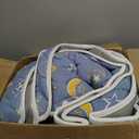 Premium Foam Baby Play Mat 79" X 71", Extra Large Activity Playmats for Babies,Toddlers, Infants, Soft Thicker Sponge Baby Mat for Floor, Play & Tummy Time, Machine Washable for Easy Care (D-blue Sky)