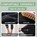 NEW YOUNG 3 Pack Capri Leggings for Women with Pockets-High Waisted Tummy Control Workout Gym Yoga Pants (Black, XXL)