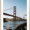 Frametory, 14x18 Metal Picture Frame with Mat for 12x16 Picture & Real Glass, Aluminum Photo Frame Collection (Gold, 1 Pack)