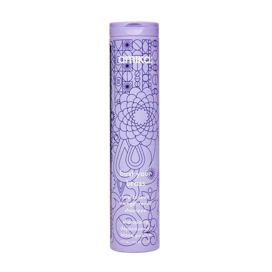 amika bust your brass cool blonde strength repair shampoo