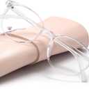 miyya Blue Light Glasses for Women & Men – Oversized UV & Blue Light Blocker Chunky Frames, Stylish Eyewear Accessories