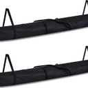 2 Pcs Tent Poles Bag Portable Long Storage for Party Tent with Handles Oxford Poles Carrying Bag for Storing Top Covers, Window Walls, Connectors, Black (96"x7.9"x3.9")