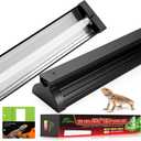 UVB Light for Reptile 24W, T5 UVB Reptile Light Fixture HO Combo Kit with Test Sensor Cards, 22" High Output Reptiles Light Bar UVA UVB Desert Lamp for Turtle Lizard Bearded Dragon Tank