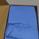 Chapou 60" W X 96" L/5x8FT Inherent Flame Retardant Hospital Curtain Room Divider, Grommet Flame Resistant Cubicle Curtains Medical Privacy Curtain for Hospital, Medical Clinic, Lab, School, Blue