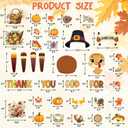2 x Treasure Cove Turkey Bulletin Board Decoration Set Thanksgiving Turkey Cutouts for Classroom School Wall Decor Party Supplies 56Pcs