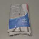 MERCHR Unique Floral Pink Shower Curtain for Bathroom Decor, Pink and Grey Daisy Flower Elegant Wildflower Design Farmhouse Shower Curtains with Hooks Set, 71 X 71 Inches