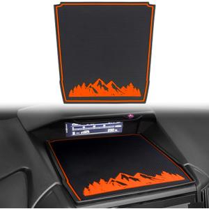 Dashboard Mats for Subaru Crosstrek Accessories 2023-2018, Forester 2019-2024, Impreza 2018-2023, Interior Non-Slip Dash Mat Pad Liner (Orange)