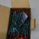 Hopolon Mini Orange Halloween Lights, 2PACk 50 Count Incandescent Christmas String Lights, 13 FT 120 V Xmas Tree Lights for Christmas,Thanksgiving, Patio, Party, Home, Indoor Outdoor Decor, Orange (Orange,Green Wire)