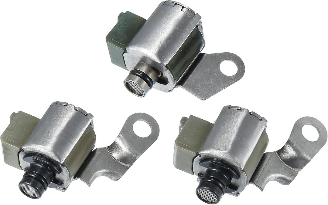 X AUTOHAUX 3PCS Transmission Lock Up Solenoid Kit Shift Solenoids Kit A340E-F for Toyota 4Runner A340E A340F for Jeep Cherokee Comanche No.85420-22080