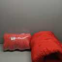 Waterproof Lounger Seat Cushions Outdoor Loveseat Bench Seat Pads Tufted Bench Cushion (39.4 X 19.7 Inch, Red)