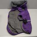 Doglay Dog Coat, Waterproof Dog Jacket Pet Winter Coat for Cold Weather with Thicken Furry Collar, Reflective Puppy Winter Jacket Warm Fleece Lining for Pets, 2XL