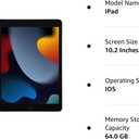 Apple 2021 iPad (10.2 inch, Wi-Fi, 64GB) - Space Gray 