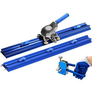 87 Inch Manual Tile Cutter, for Large format Ceramic Porcelain Tiles, Professional Porcelain Slab Cutting Machine with Double Rails Design Table Tile Cutter Hand Tools, 150*16*18cm
