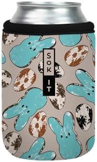 Sok It CanSok Sleeve for Beer & Soda Insulated Neoprene Cover (Hanging With My Peeps, 12oz Can Sleeve)