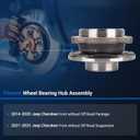 Autoround 513349 Front Wheel Hub and Bearing Assembly Compatible with 2014-2023 Jeep Cherokee without Off Road Suspension