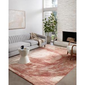 Loloi II Spirit Collection SPI-03 Rose/Spice 5'-3" x 7'-6" Area Rug