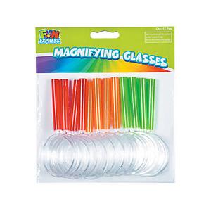 Plastic Magnifying Glasses 12CT Plastic Magnifying Glasses 12CT