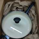 GreenPan Rio Healthy Ceramic Nonstick 5QT Saute Pan Jumbo Cooker with Helper Handle and Lid, PFAS-Free, Dishwasher Safe, Black