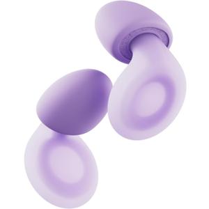 Loop Dream  Silicone/Memory Foam Earplugs for Sleep Comfort | Comfortable Ear Plugs for Muffling Snoring & Sleeping | Customized Fit | 27dB (SNR) Noise Reduction (Lilac)