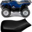 G-PLUS Seat Cover Compatible with Yamaha Grizzly 700 2007 2008 2009 2010 2011 Seat Protector Cover Black Leather