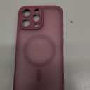 TOCOL for iPhone 16 Pro Max Case Compatible with Magsafe Full Camera Protection Drop Protection Magnetic Translucent Matte Back Bumper Phone Case for 16 Pro Max 6.9-Inch (Plum)