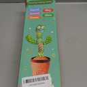 TWORIVER Dancing Talking Cactus Baby Toy, Mimicking & Repeating with Singing, Dancing and Recording, Volume Adjustable, Easter Basket Stuffers for Infants Toddlers Boys and Girls