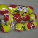 Penn QST 36 Tennis Balls - Youth Felt Red Tennis Balls for Beginners, 12 Ball Polybag