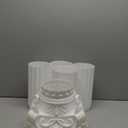 4PCS White Roman Columns Set, Roman Pillar, Wedding Pillars, Hollow Column Flower Stand for Wedding Party Event Decor, Flower Pot Columns and Pillars 10.63 * 34.65in