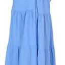 Amysister Women's Casual Halter Tiered Vacation Maxi Dress with Pockets, XS
