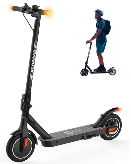 Electric Scooter - 30KM/H & 350W, 20KM Long Range Commuting, 8.5" Air Tires, Folding Lightweight E Scooter for Adults