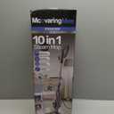 11-in-1 Steam Mop, 1550W Powerful Handheld Steam Cleaner, 260F Multi-Functional Floor Steamer with 21.3FT Cord for Floors, Hardwood, Tiles, Grout, Windows, Kitchen, Bath, Adjustable (Grey)