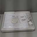 HIEEY Lighted Makeup Mirror, Hollywood Vanity Mirror with Lights, Three Color Lighting Modes, and 5X Magnification Mirror, Smart Touch Control, 360Rotation (14.1in,White,Gift Box)