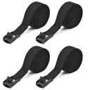 FASTY Lashing Straps - Motorcycle Tie Down Strap Heavy Duty Adjustable | Luggage Cargo Moving Straps | Cam Buckle Ratchet 4 Pk 8Ft x 1” | 881lb Break Strength Cinch Tork Strap