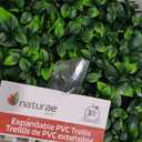 Naturae Decor Expandable PVC Trellis - Outdoor Privacy Screen - Sturdy and Flexible - Realistic Look - 36 in x 72 in - Gardenia Leaves