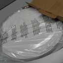 Centoco Toilet Seat Round, Lock In Place, Fast-N-Lock Mounting, Open Front With Cover, Commercial, Plastic, Made in the USA, 460STSFE-001, White
