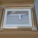 Gold Framed Wall Art Vintage Canvas Wall Art Coastal Landscape Natural Aesthetic Artwork Prints Picture for Living Room Bedroom Farmhouse Bathroom Office Decor, 12x16